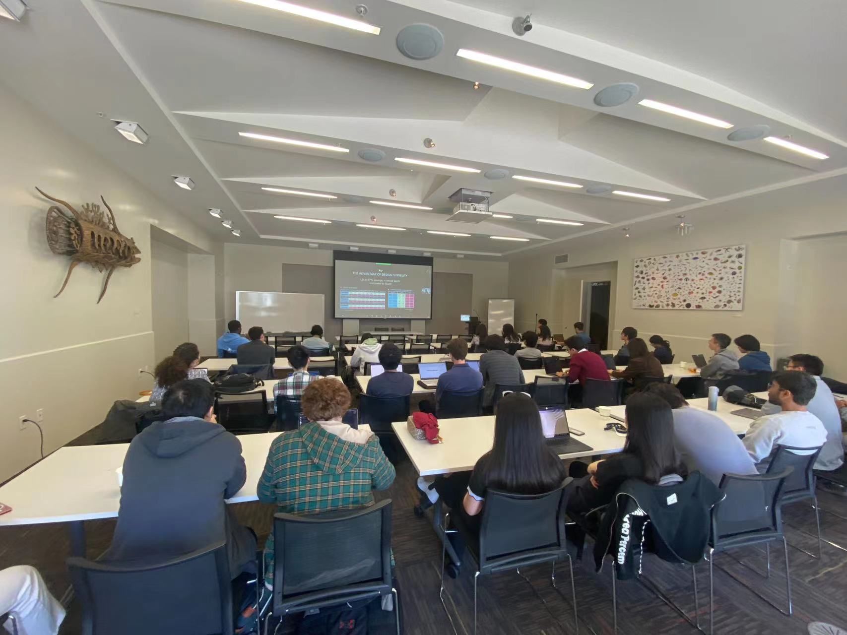 Deep Tech Conference presentation room